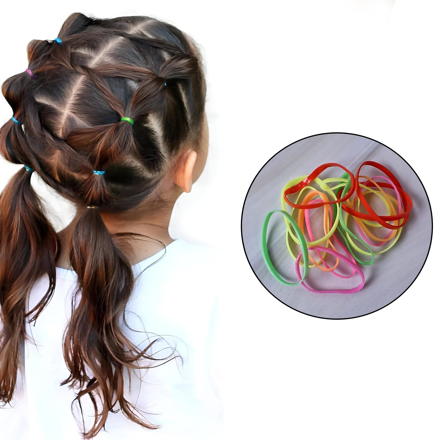 Kids Hair Bands, Rubber Bands & Cute Hair Clips in Storage Box (Mix Design / 1 Set) Kids Hair Bands, Rubber Bands & Cute Hair Clips in Storage Box (Mix Design / 1 Set)